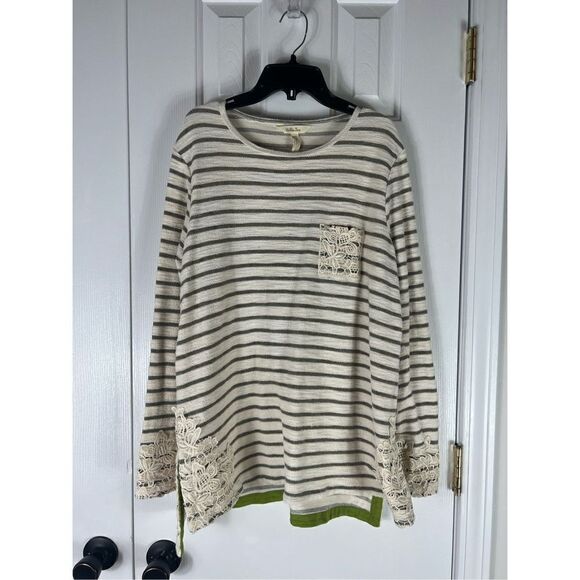 Matilda Jane Womens Striped Tunic Size Large - Picture 1 of 4
